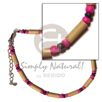 bamboo with 2 3mm black pink coco Pokalet alternate