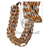 12 layer sig ed with aqua blue glass