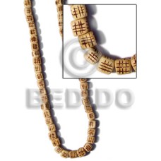 natural wood dice with burning