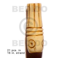 natural antique bone tubewith groove 19mmx8mm 