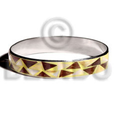 laminated crazy cut coco mother of pearl shell (MOP) in .5