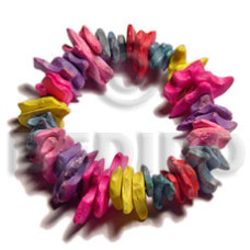 multicolored elastic coco chips