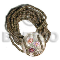 10 layers elastic dark olive green 2 3mm