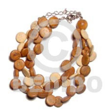 3 rows tan coco sidedrill