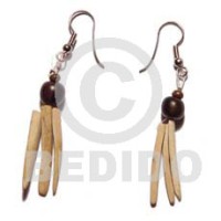 coco indian stick with wood beads
