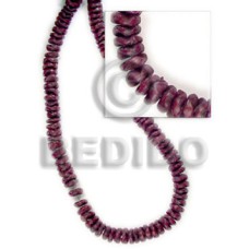 10mm coco flower beads wine colored