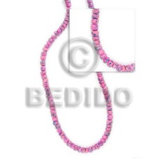 4 5mm coco heishe green with splashing