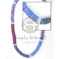 4 5mm coco heishe blue wine navy blue lavender combination powder