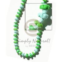 coco flower with 2 3mm coco heishe in