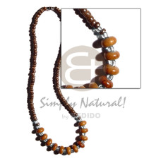 4 5mm coco Pokalet. natural brown with bayong