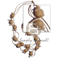 3 layers graduated wax cord 36in. 34in 30in