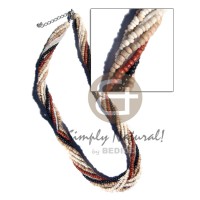 10 rows  2 3mm black reddish brown natural white bleach