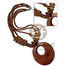 3 layers 2 3mm coco heishe with buri