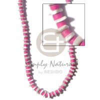 4 5 mm coco heishe bright pink with