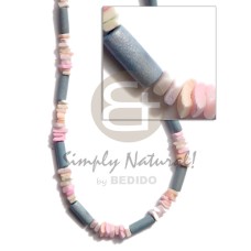 pastel blue wood tube with pastel shades