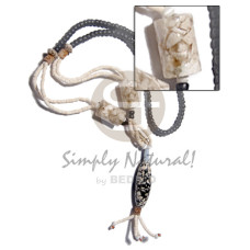 single row 4 5mm black coc heishe with