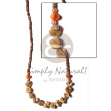 2 3 coco heishe brown with natural brown