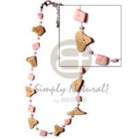 floating coco and light pink shell