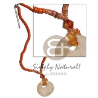 40mm round hammershell pendant with hammershell heishe,crystals