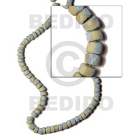 4 5mm coco Pokalet. subdued yellow green with