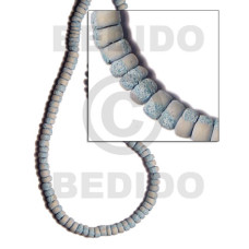 4 5mm coco Pokalet. blue gray with splashing
