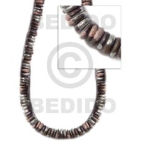 4 5mm coco Pokalet. black with splashing