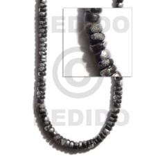 4 5mm coco Pokalet. black with splashing