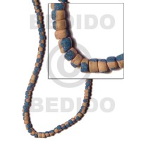 4 5mm coco Pokalet. natural white with splashing