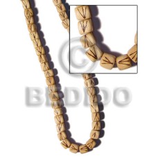 natural wood dice with burning