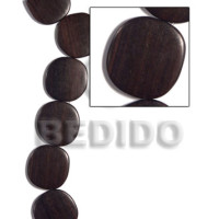 36mmx5mm camagong tiger ebony hardwood disc 