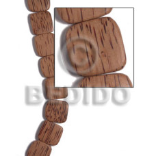 25mmx25mmx5mm palmwood face to face flat square