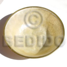 capiz shell bowl 5.75 inches diameter (