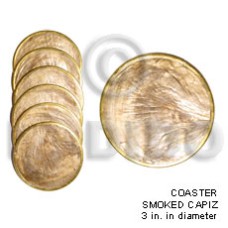 1 set ( 6 pieces) smoked capiz