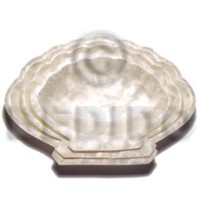 capiz shell design rounded without brass 