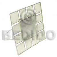 pastel green picture frame capiz 4x4