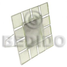 pastel green picture frame capiz 4x4