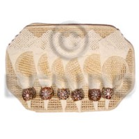 abaca placemats with matching coasters, cloth table