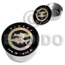 stainless metal round casing in inlaid