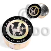 stainless metal round casing in inlaid