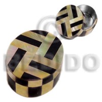 stainless metal oval casing with