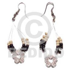 floating 2 3mm black coco pokalet with acrylic
