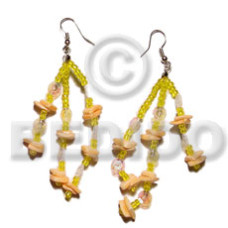 dangling white rose with multicolored sequins 