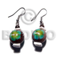 dangling 15mm robles round wood beads with