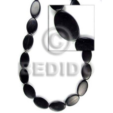 black horn flat oval 5x15x22mm