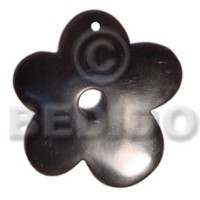 70mm flower black horn with 10mm