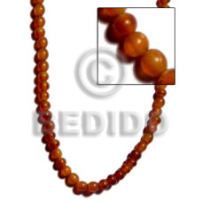golden horn round beads 4 5mm