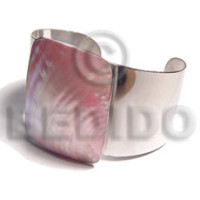 haute hippie 40mmx30mm metal cuff bangle with