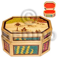 bamboo with pandan jewelry box  medium