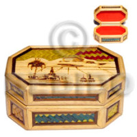 bamboo with pandan jewelry box  small