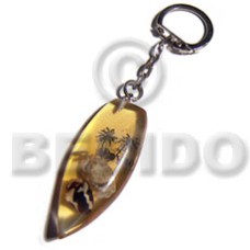 50mmx27mm transparent clear amber resin